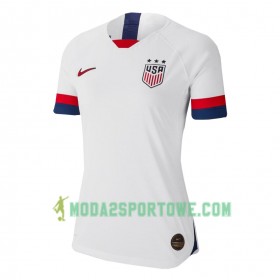 Koszulka Stany Zjednoczone Domowe Stroje Piłkarskie Mistrzostwa świata kobiet 2019 Krótki Rękaw